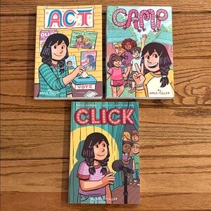 Click, Act and Camp 3 Book Bundle by Kayla Miller